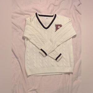 White sweater Size S/P (B CHAMPS slogan)